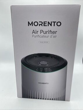 MORENTO MR2566 Tabletop Air Purifier HEPA-Type Portable White Touch Control